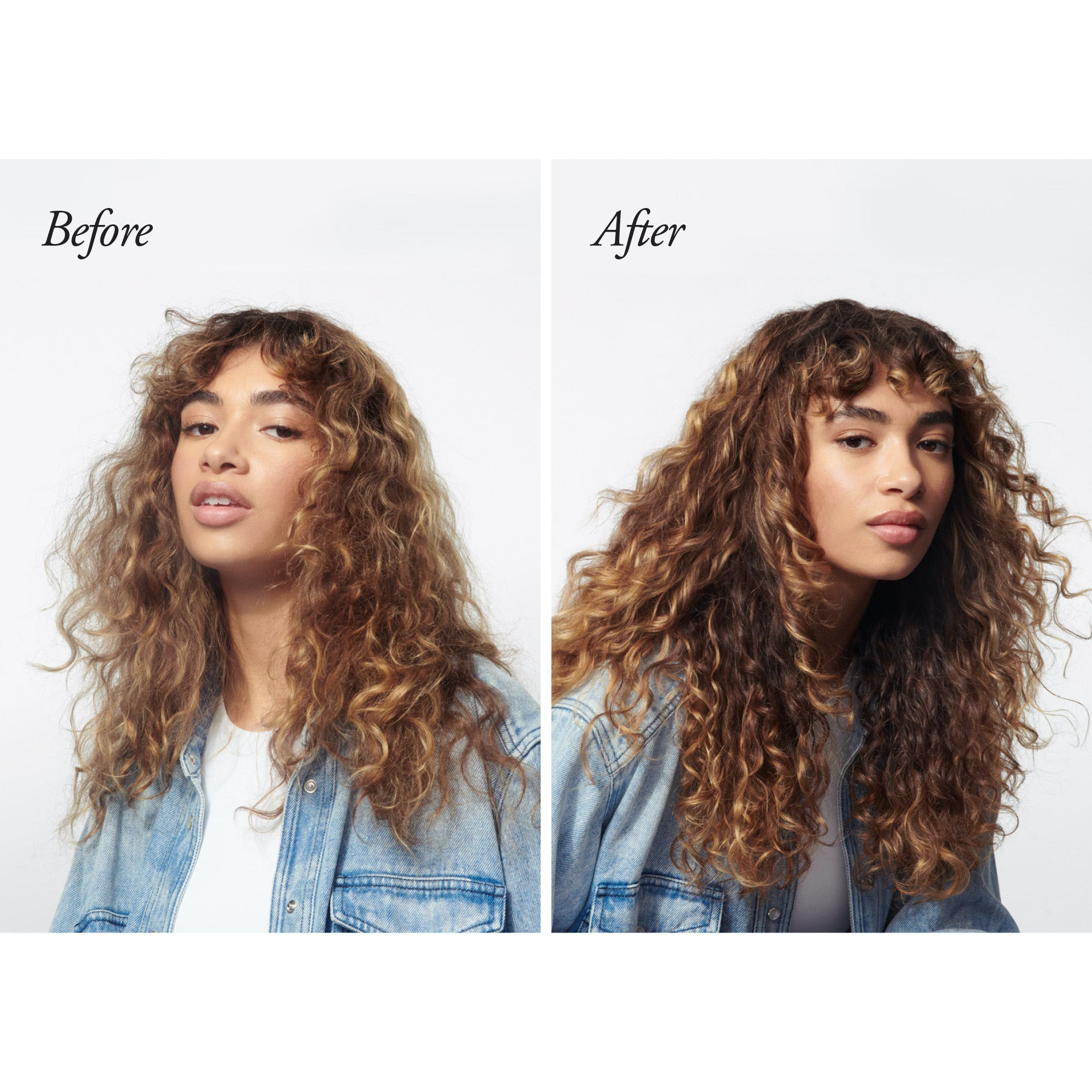 Curl Gloss Hydration Hold Oribe USA   CurlGloss BeforeandAfter 2022 P4Bluemercury 1 